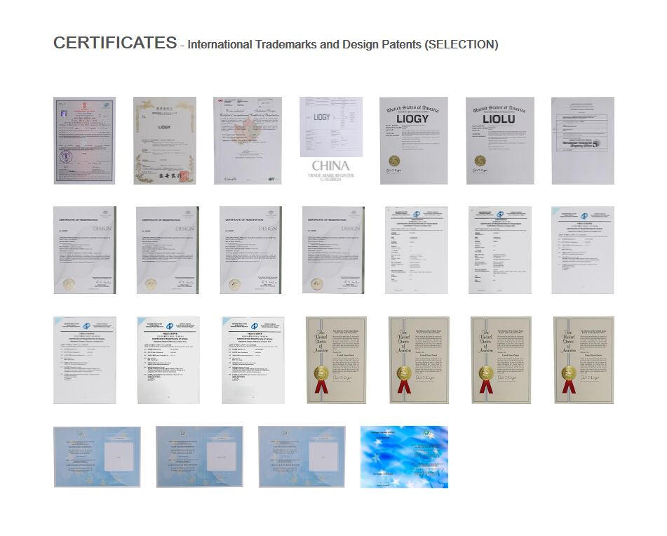 LIOGY Trademark Certificates